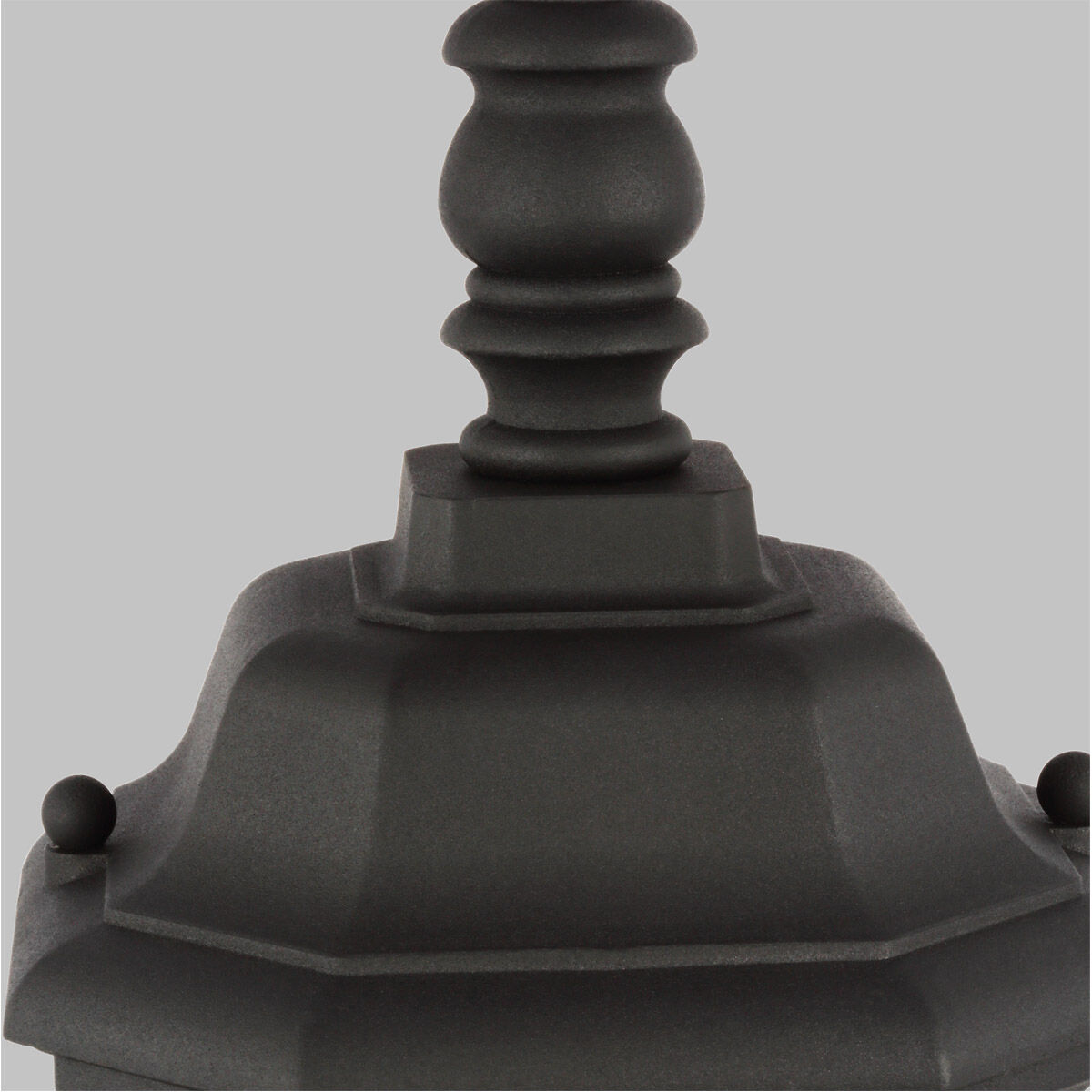 Wynfield 1 Light 18.5 inch Black Outdoor Post Lantern, Small