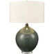 Gardner 28 inch 150.00 watt Green Glazed Table Lamp Portable Light