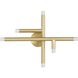 Manhattan LED 5.75 inch Brushed Gold Wall Sconce Wall Light