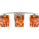 Lava 3 Light 23 inch Satin Nickel Vanity Light Wall Light