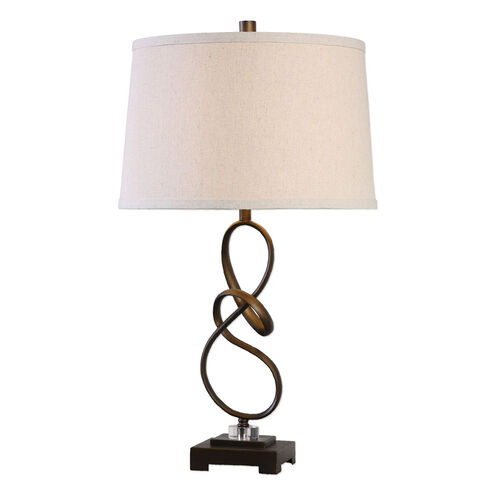 Tenley 27 inch 150 watt Oil Rubbed Bronze Table Lamp Portable Light