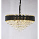 Canada 16 Light 32 inch Black and Gold Chandelier Ceiling Light