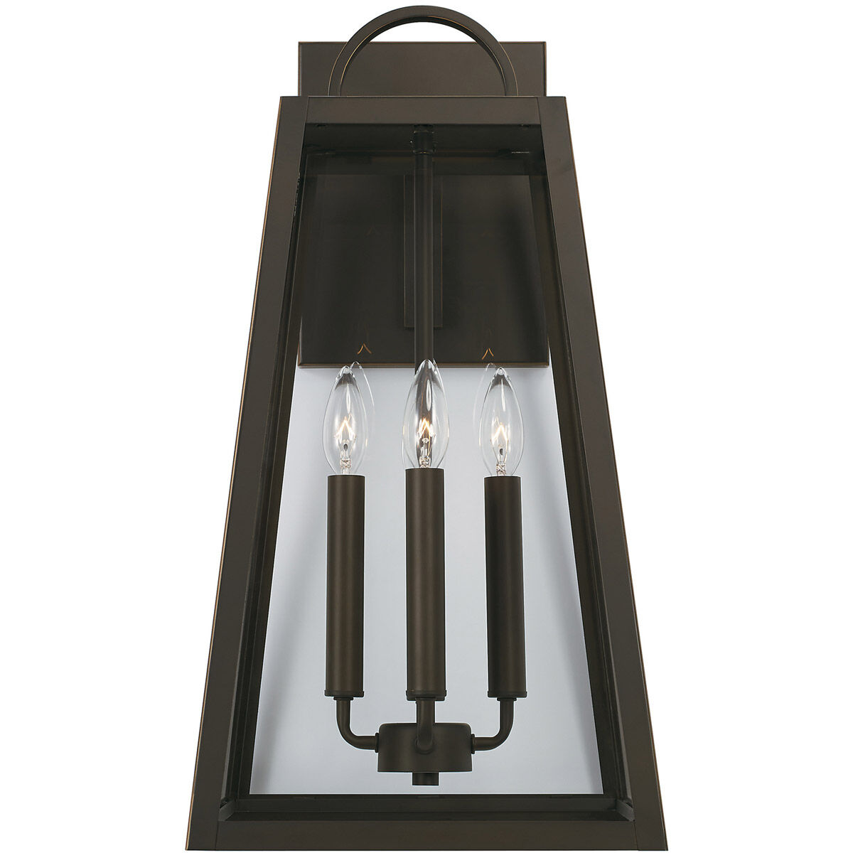 Leighton 4 Light 23 inch Oiled Bronze Outdoor Wall Lantern