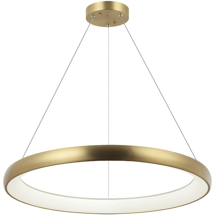Maverick LED 32 inch Brushed Gold Pendant Ceiling Light