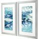 Abstract Collection Contemporary Style In Chrome-Silver Framed Art