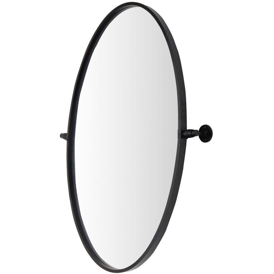 Everly 32 X 21 inch Black Mirror