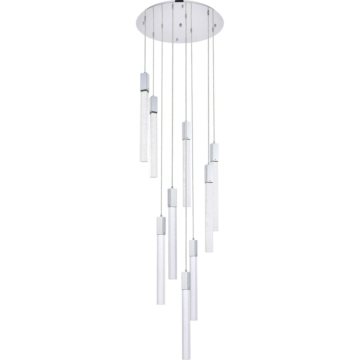 Weston 9 Light 24 inch Chrome Pendant Ceiling Light