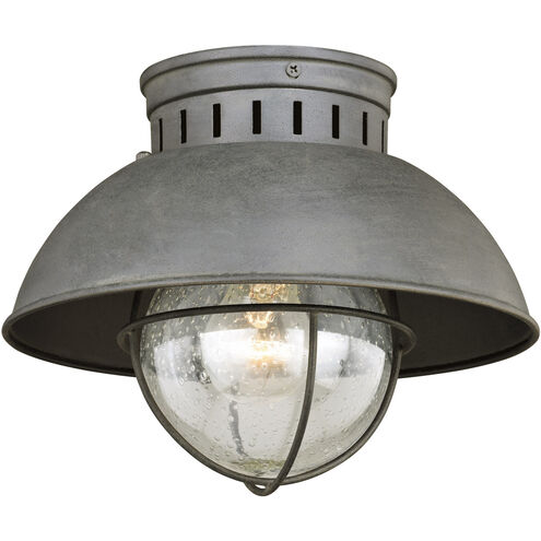 Harwich LED 10 inch Textured Gray Outdoor Ceiling