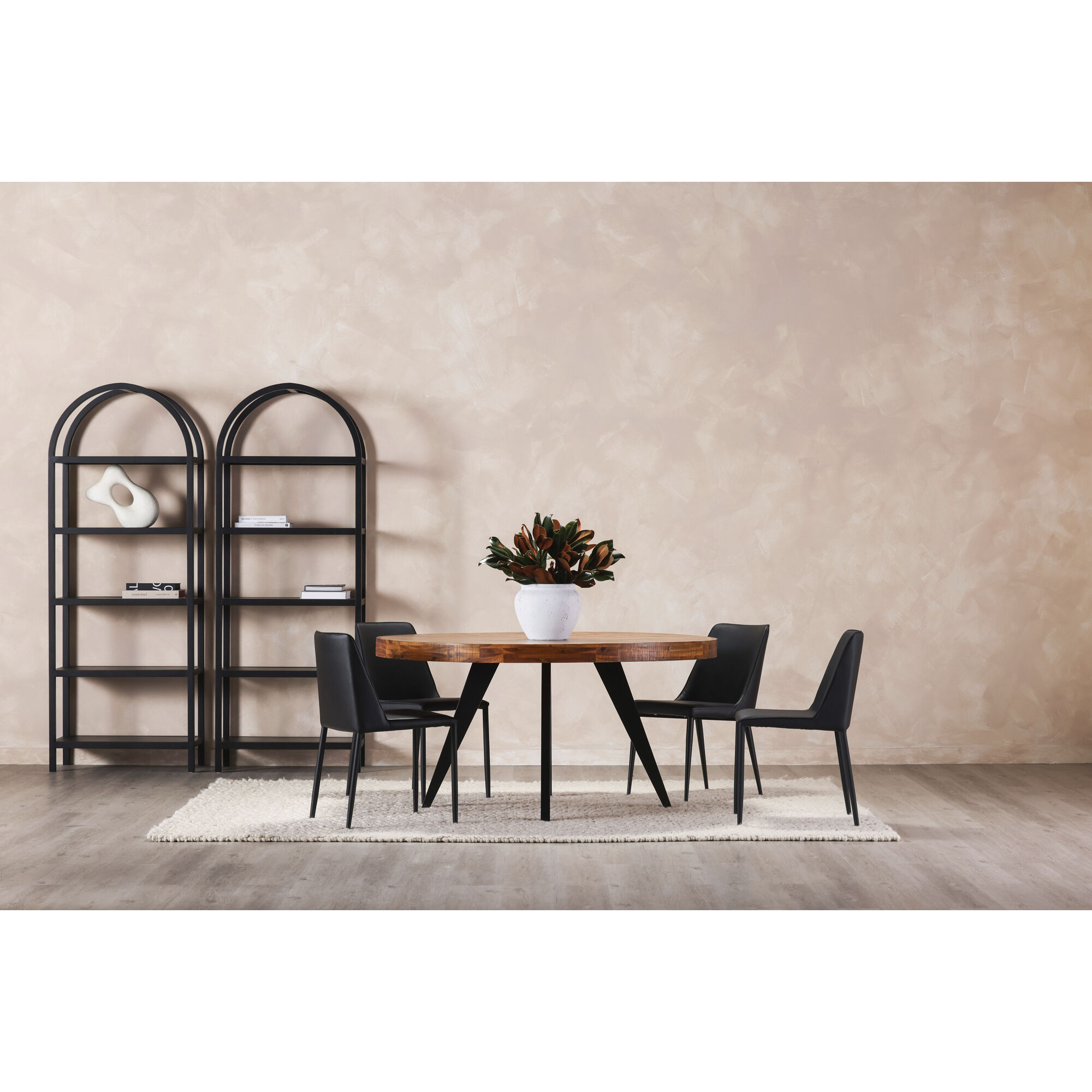 Nora Black Dining Chair, Set of 2