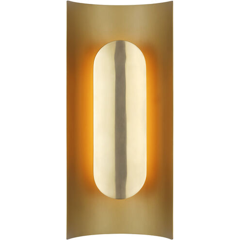 Peter Bristol Shielded 1 Light 3.7 inch Hand Rubbed Antique Brass ADA Sconce Wall Light