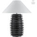 Kelly Wearstler Crenelle 27.5 inch 15.00 watt Limed Oak Stacked Table Lamp Portable Light