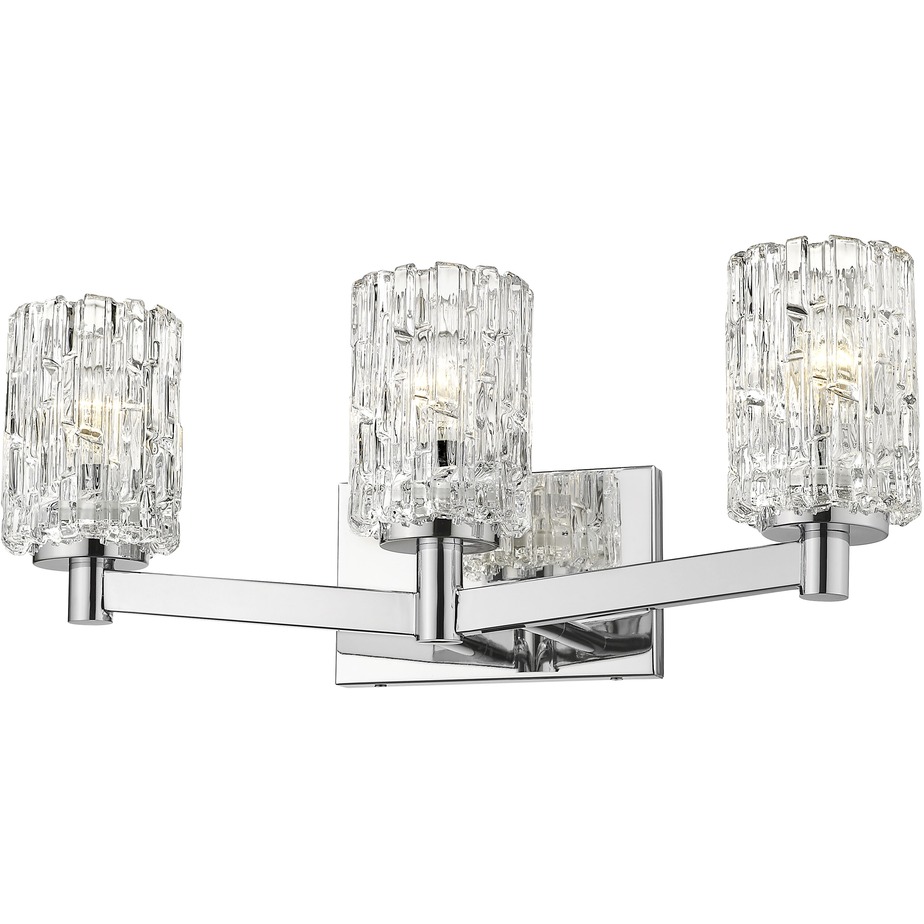 Aubrey 3 Light 22.5 inch Chrome Vanity Wall Light