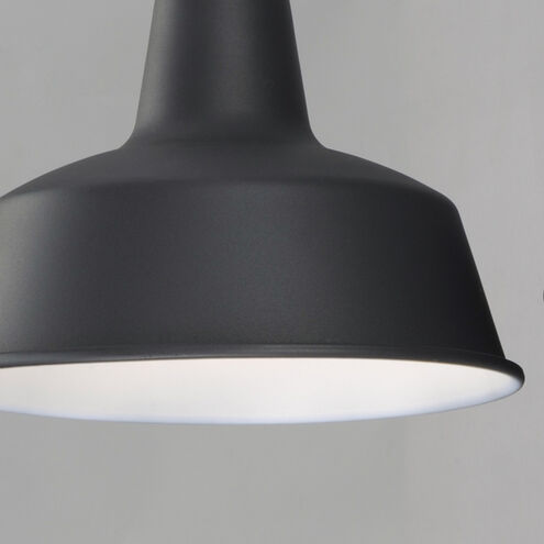 Pier M 1 Light 11 inch Black Outdoor Wall Mount