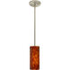 Stilo 10 LED Satin Nickel Stem Pendant Ceiling Light