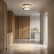 Paloma Contreras Ritz 3 Light 14 inch Polished Nickel Flush Mount Ceiling Light