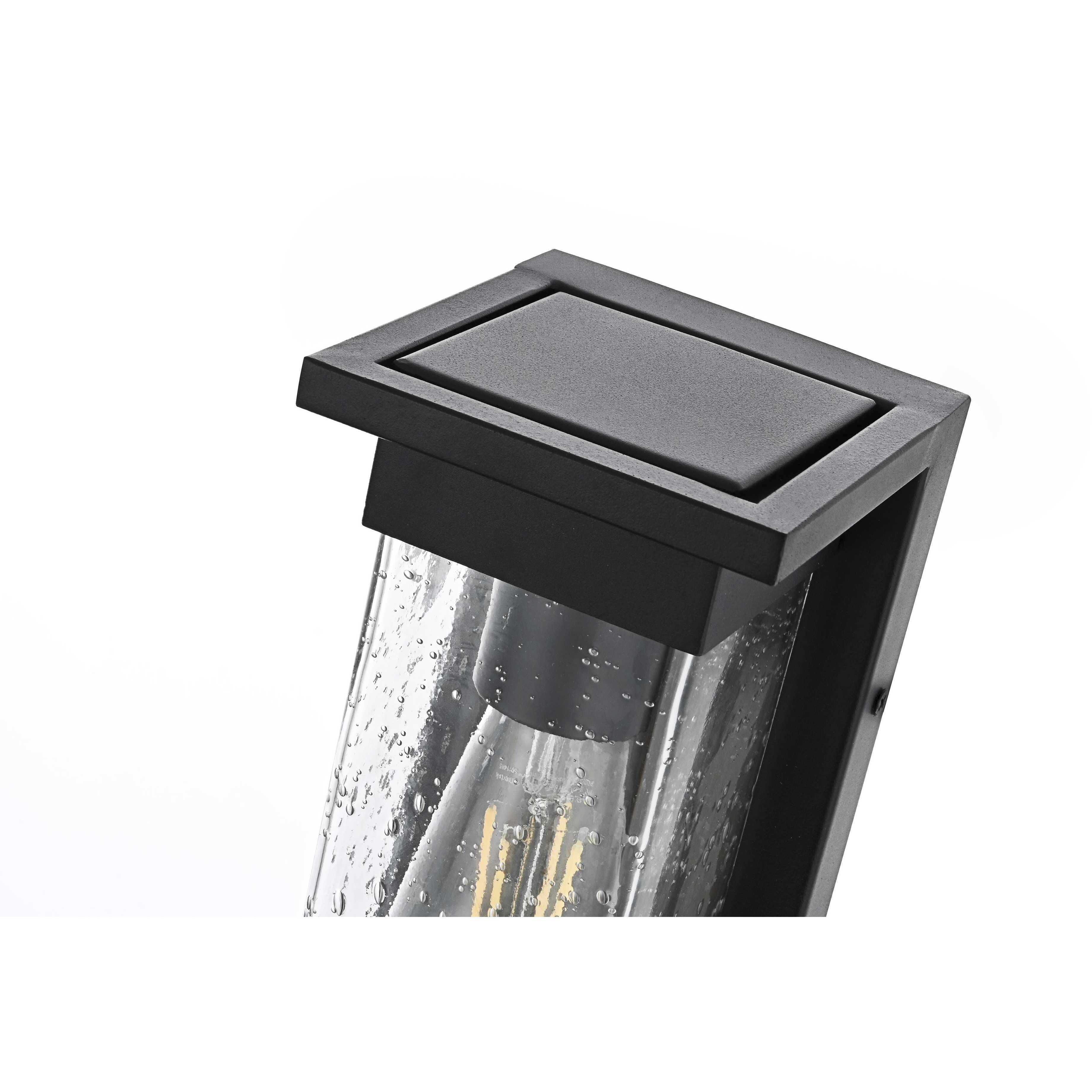 Harper 1 Light 12 inch Black Outdoor Wall Sconce