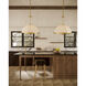 Alora Mood Crosby 4 Light 33 inch Brushed Gold Chandelier Ceiling Light