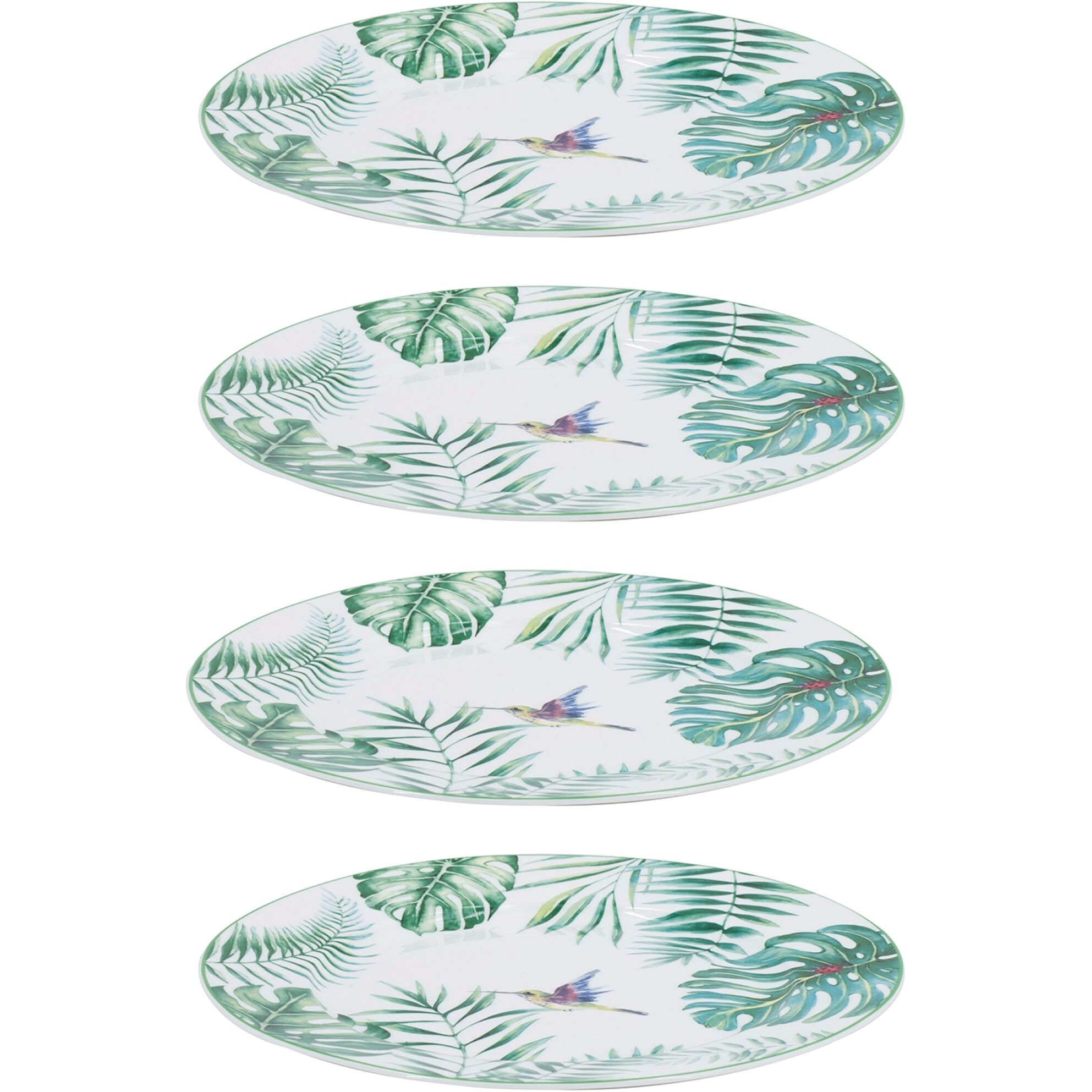 Botanical Green Dinner Plate