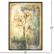 Tansy in Green Green and Brown and Metallic Canvas, The Studio