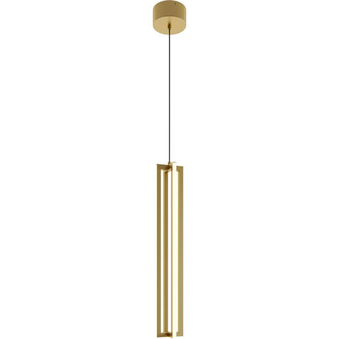 Cass LED 4 inch Gold Pendant Ceiling Light