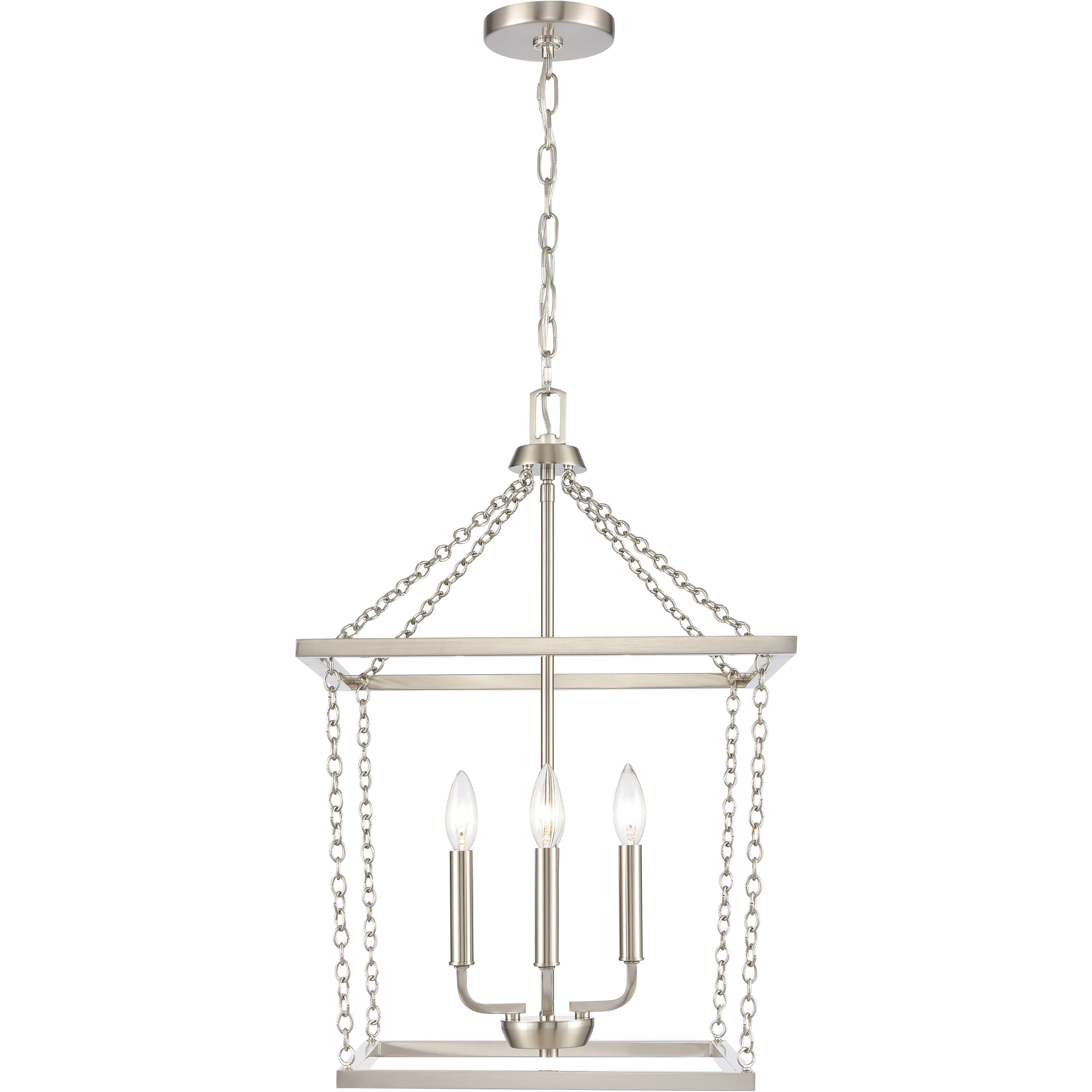 Emmett 4 Light 17 inch Brushed Nickel Pendant Ceiling Light