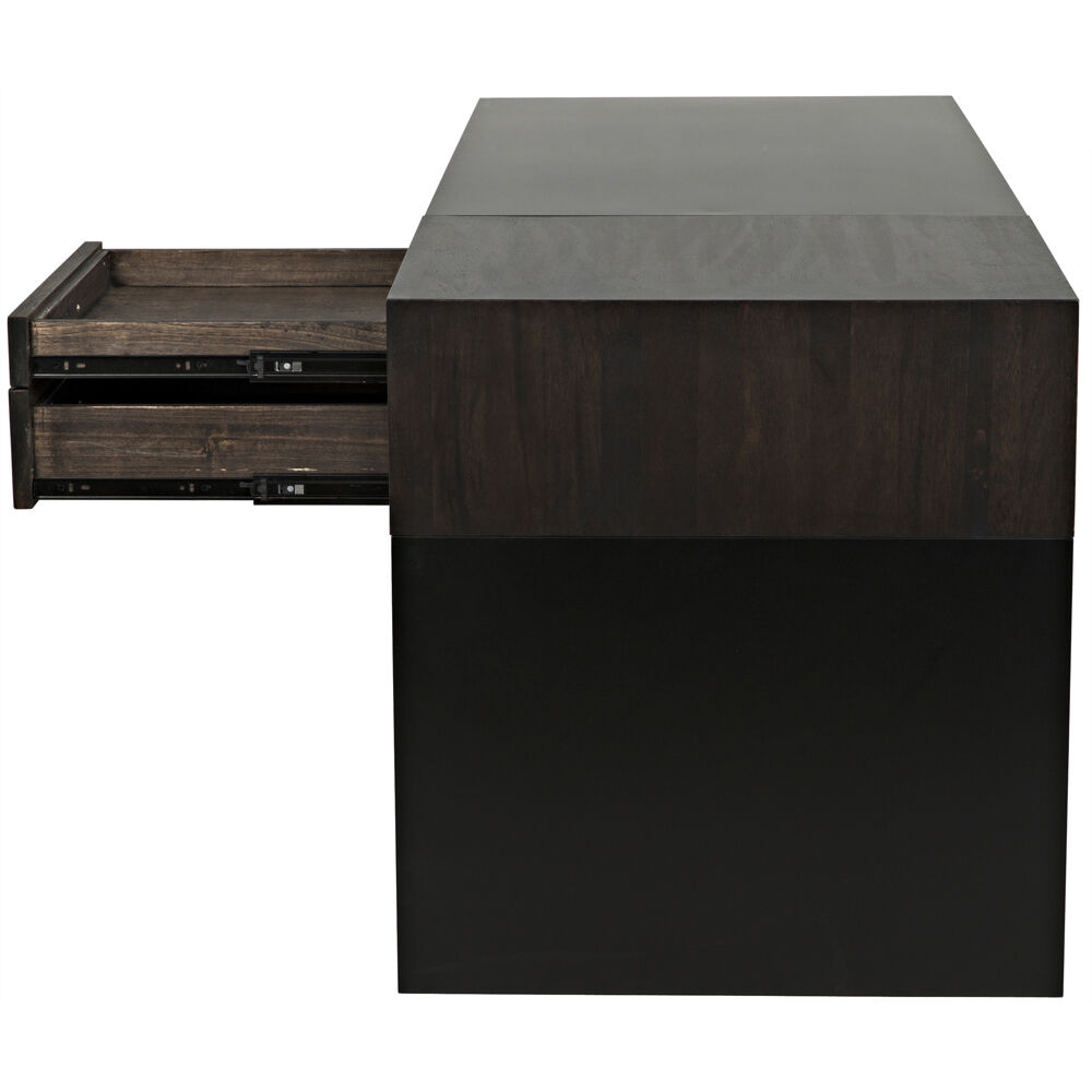 Alvaro 64 X 28 inch Matte Black Desk