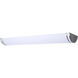 Glamour LED 11.26 inch Brushed Nickel Oval Flush Mount Ceiling Light