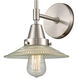Caden 1 Light 9 inch Satin Nickel Sconce Wall Light in Clear Glass