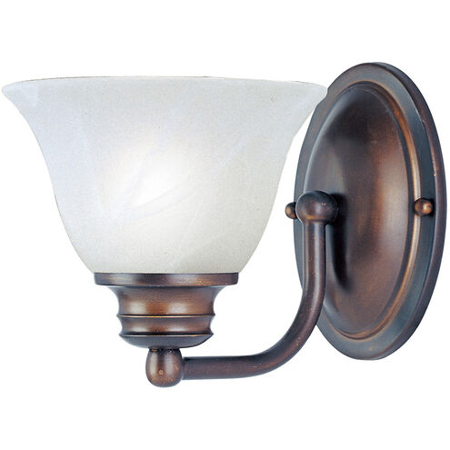 Malaga Wall Sconce Wall Light in Oil Rubbed Bronze, Marble