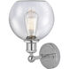 Athens Sconce Wall Light in Polished Chrome, Seedy