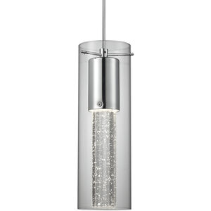 Champagne LED 4 inch Chrome Pendant Ceiling Light