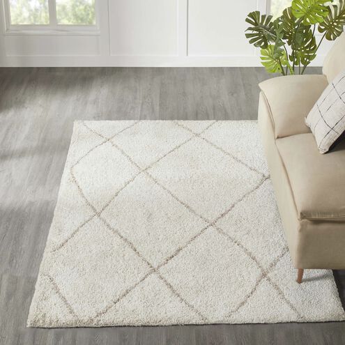 Allen 48 X 36 inch Off-White and Champagne Indoor Rug, 3’ x 4’ ft