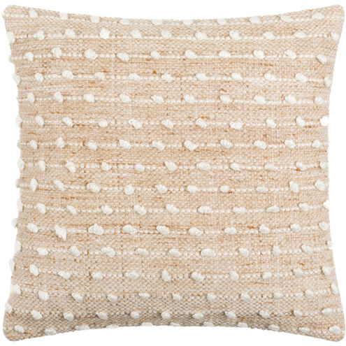 Imani 22 X 22 inch Pearl/Desert Tan/Off-White/Warm Grey/Khaki Accent Pillow