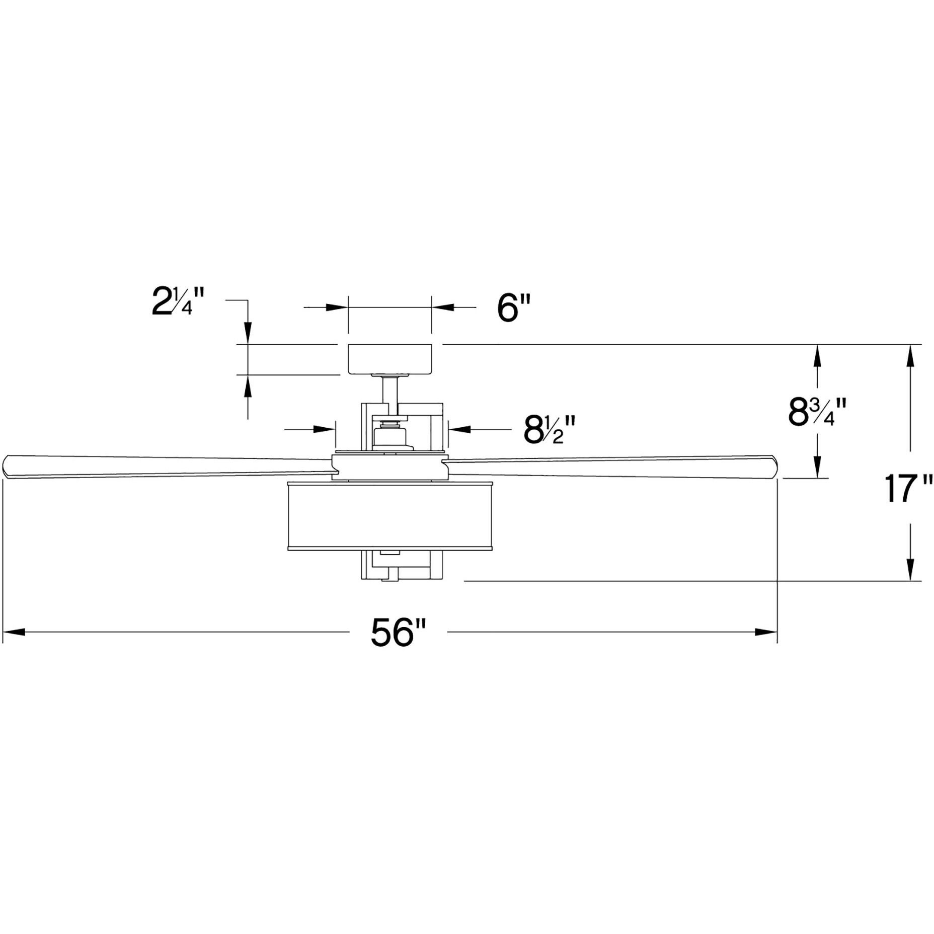 Hampton 56 inch Heritage Brass with Matte White, Birch Blades Fan