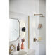 Shea LED 24 inch Black Bath Light Wall Light