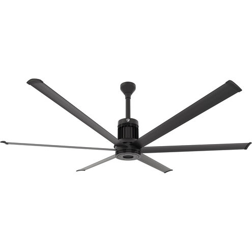 i6 84 inch Black Outdoor Ceiling Fan, Standard Mount