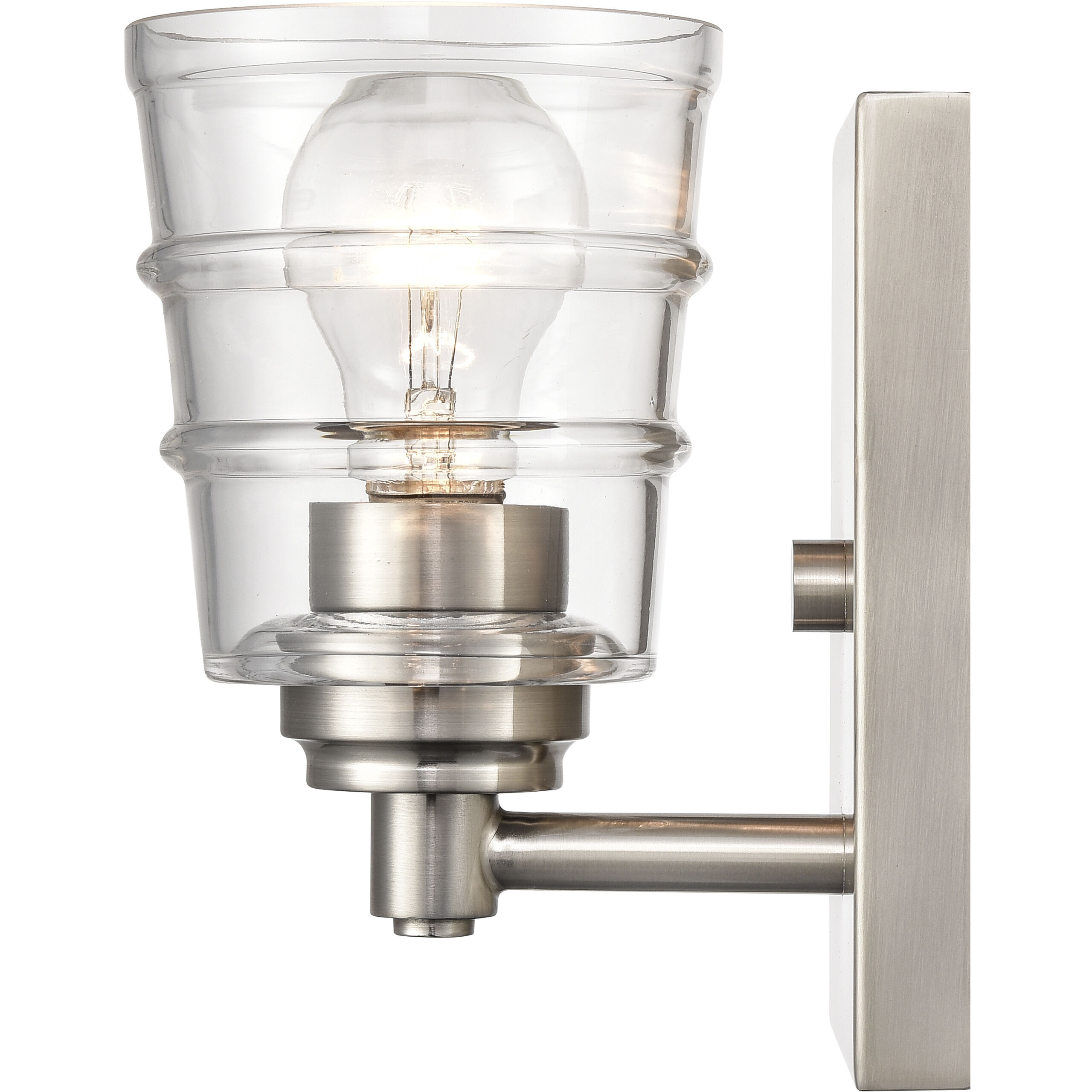 Pulsate Vanity Light Wall Light in Satin Nickel