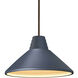 Radiance LED 14.75 inch Midnight Sky Pendant Ceiling Light in 700 Lm LED, Dark Bronze