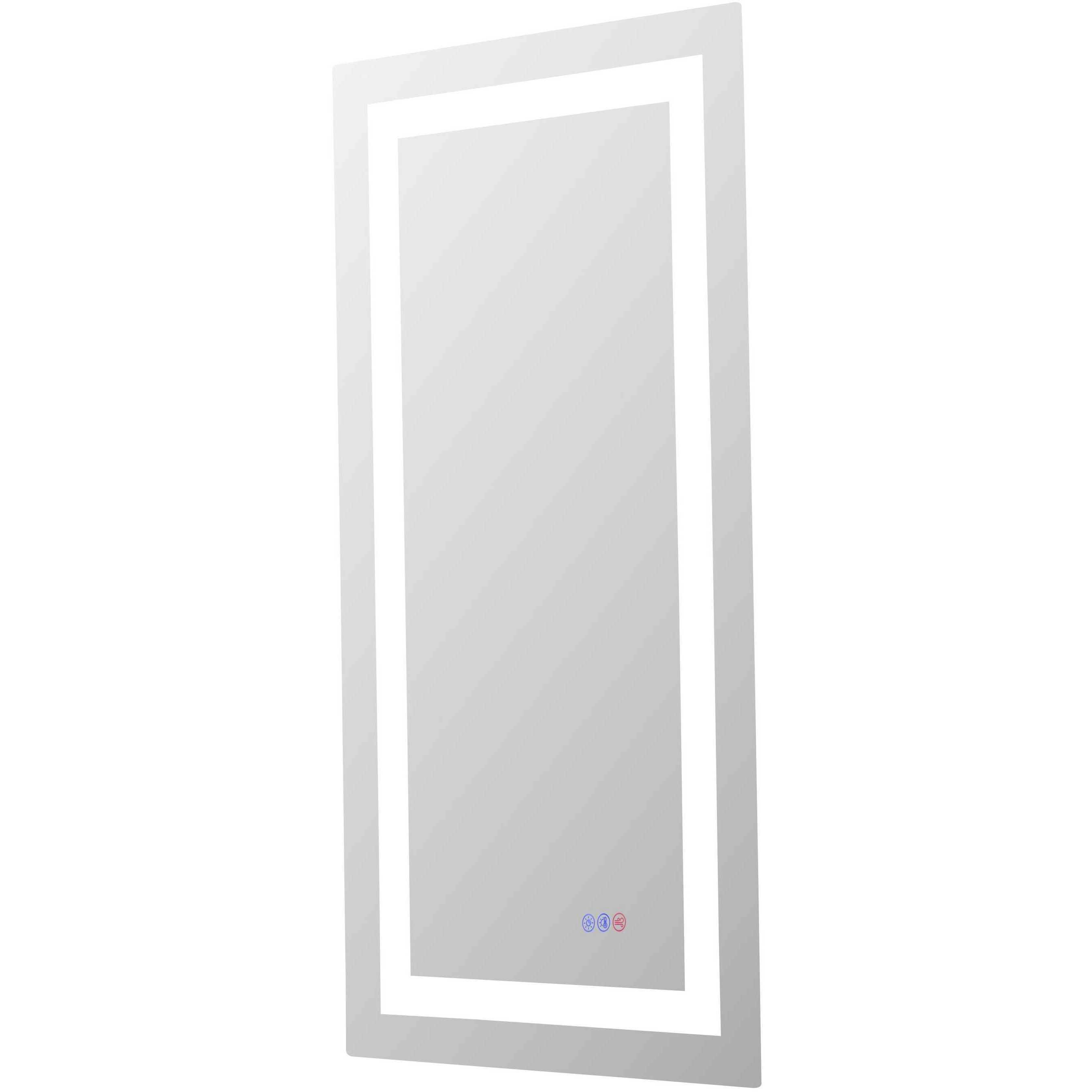 Riven 40 X 20 inch White LED Mirror