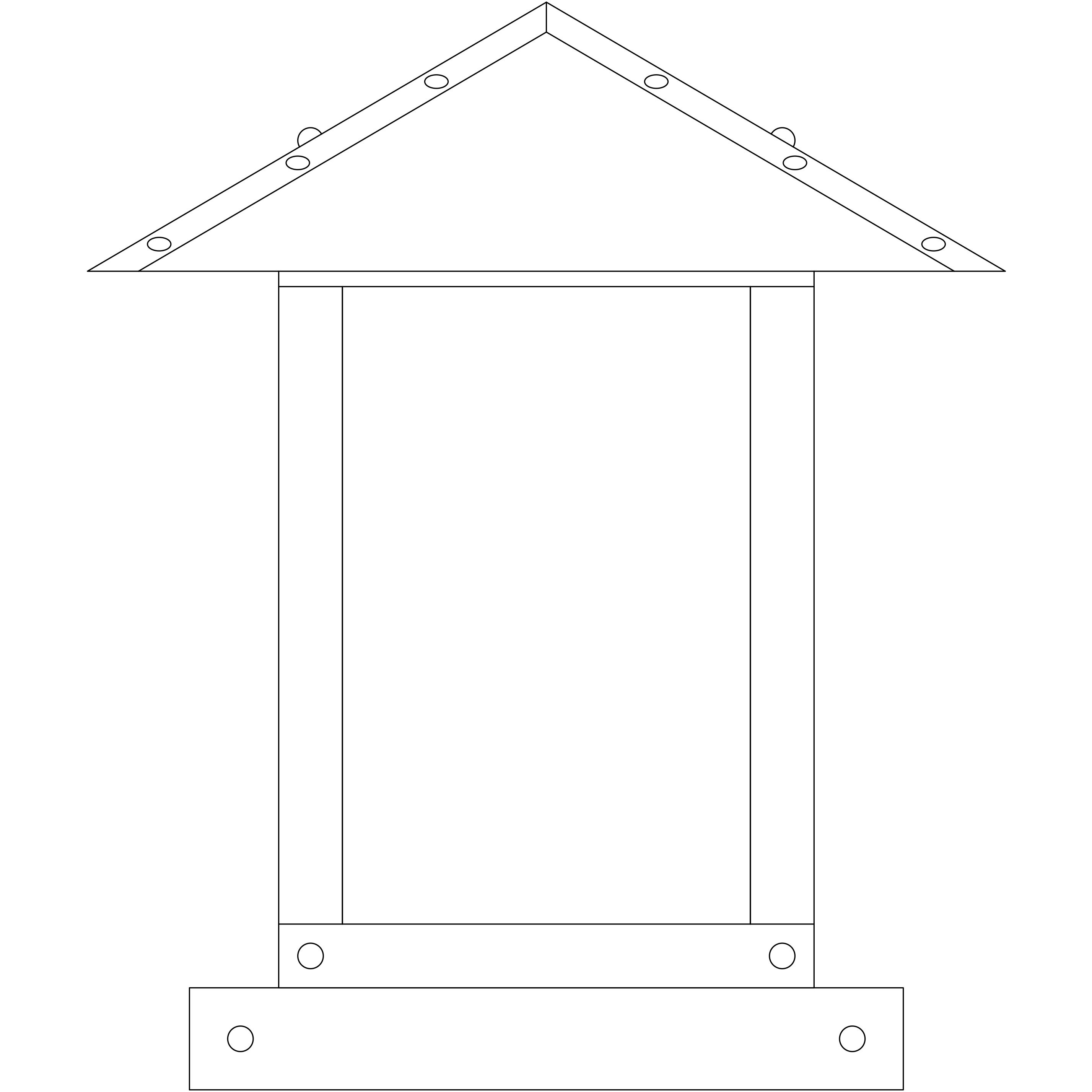 Timber Ridge 1 Light 11 inch Bronze Column Mount in White Opalescent, Palm Tree Filigree