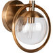 Piltz 1 Light 10.13 inch Satin Brass Vanity Light Wall Light