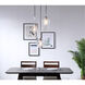 Gene 3 Light 17 inch Chrome Pendant Ceiling Light
