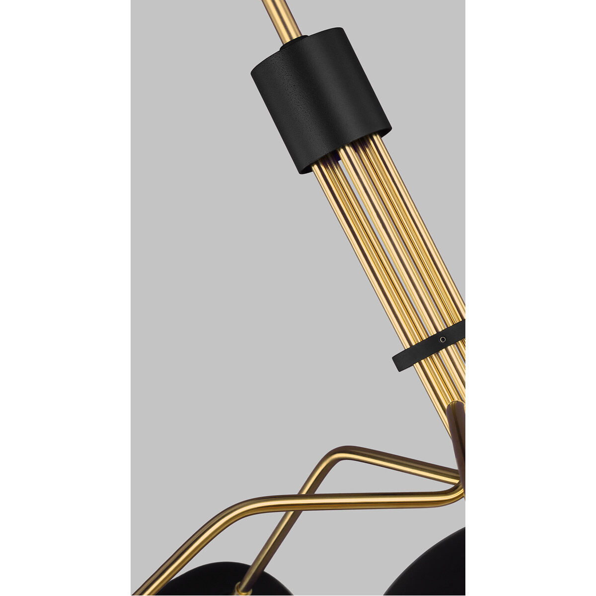 ED Ellen DeGeneres Jane 5 Light 47.63 inch Midnight Black Chandelier Ceiling Light