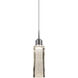 Capella 1 Light 2 inch Matte Chrome Small Pendant Ceiling Light in Clear Glass