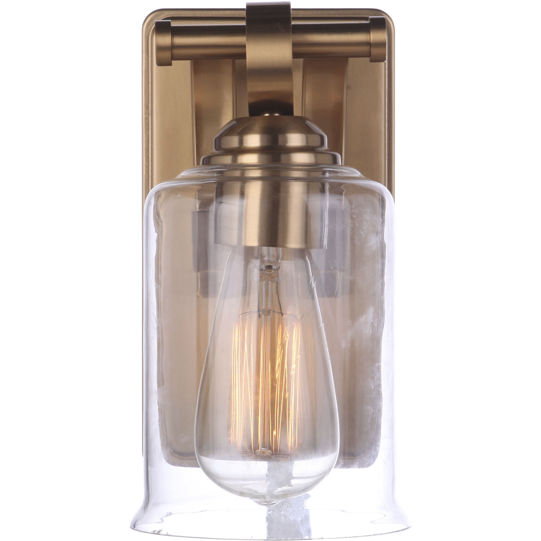 Romero 1 Light 5 inch Satin Brass Wall Sconce Wall Light