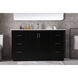 Hayes 60 X 22 X 35 inch Black Vanity Sink Set