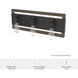 Woodburn 3 Light 24.5 inch Noble Bronze Vanity Light Wall Light