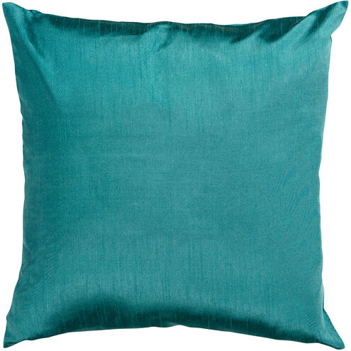 Caldwell 22 X 22 inch Teal Pillow Cover, Square