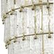 Chevall 9 Light 32 inch Gilded Silver Chandelier Ceiling Light, Design Series