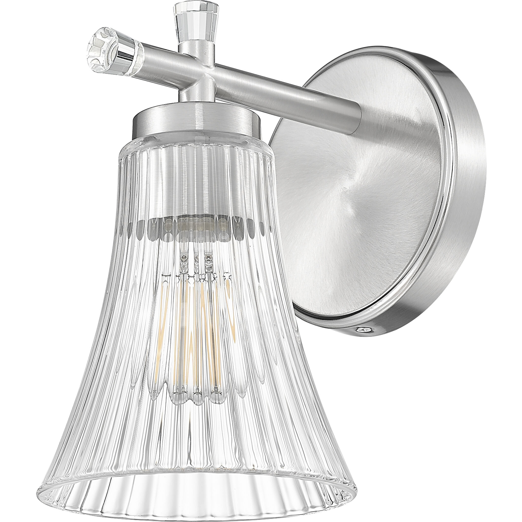 Belle Wall Sconce Wall Light in Brushed Nickel